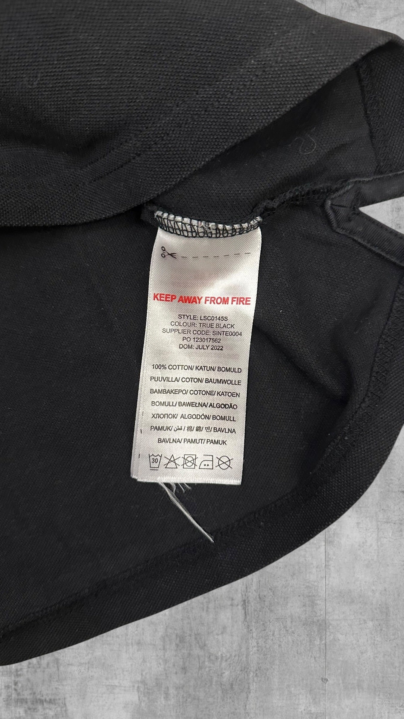 Lyle & Scott Polo Shirt Schwarz XS