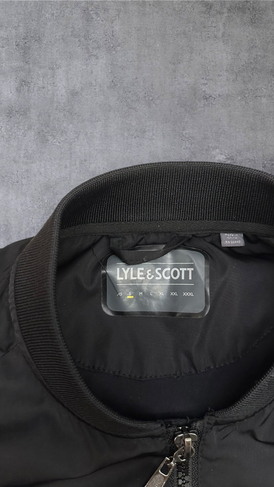 Lyle & Scott Bomberjacke Schwarz S