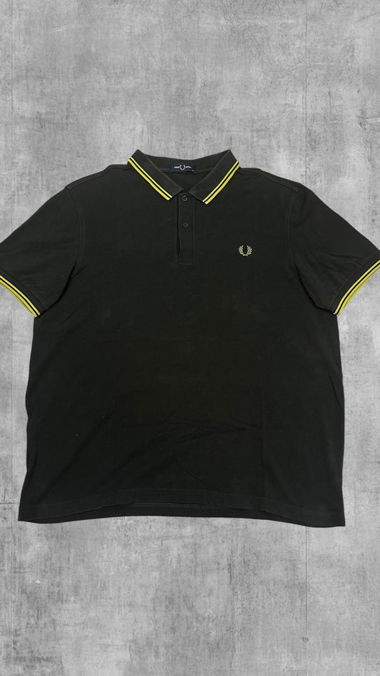 Fred Perry Polo Shirt Schwarzgrün XXL