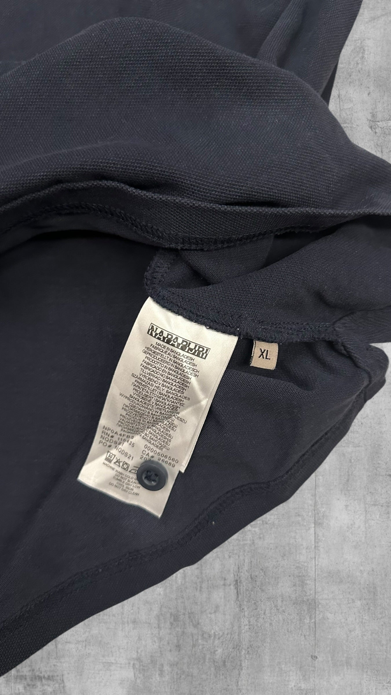 Napapijri Polo Shirt Schwarz XL