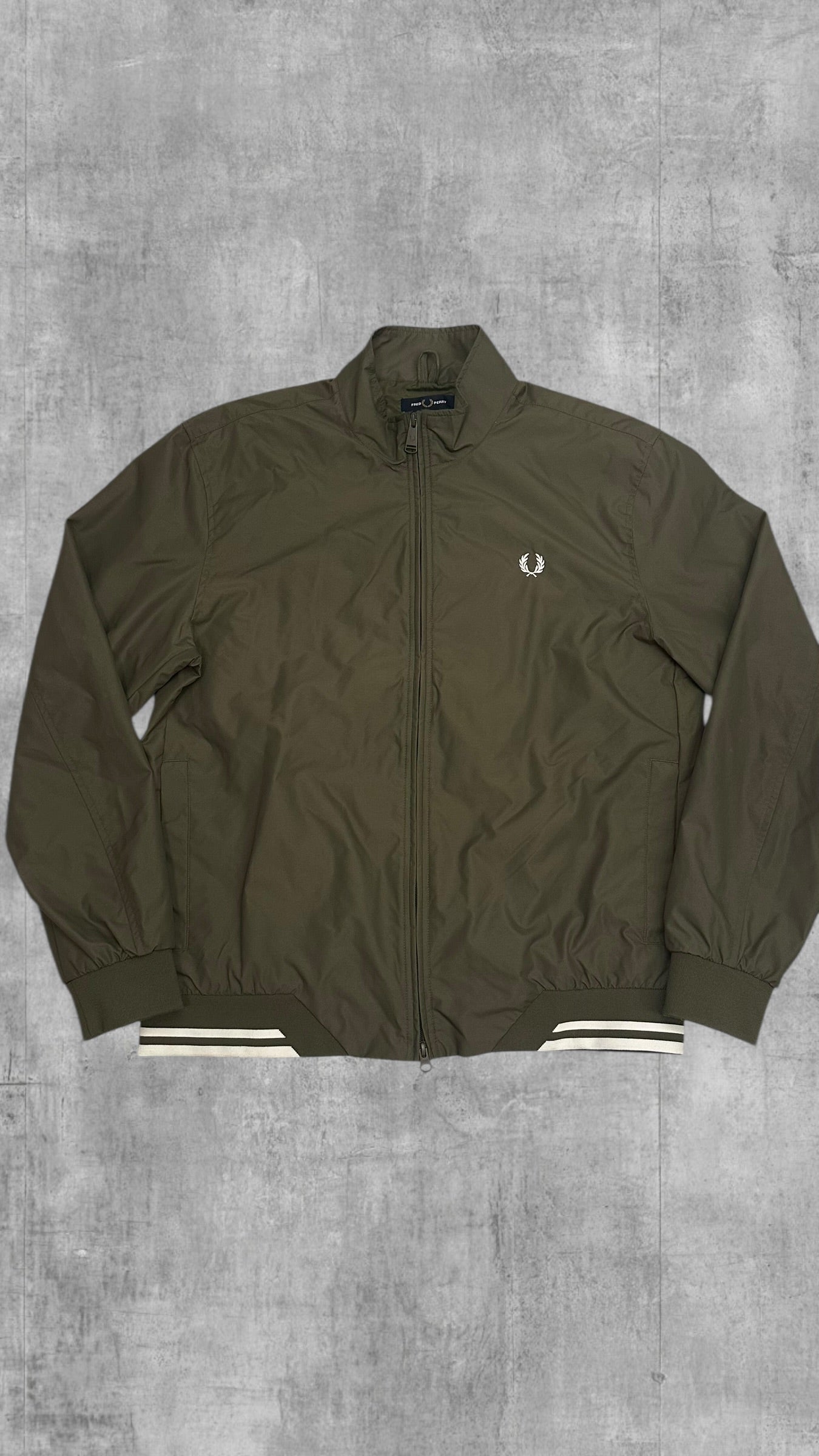 Fred Perry Regenjacke Bomberjacke Khaki L