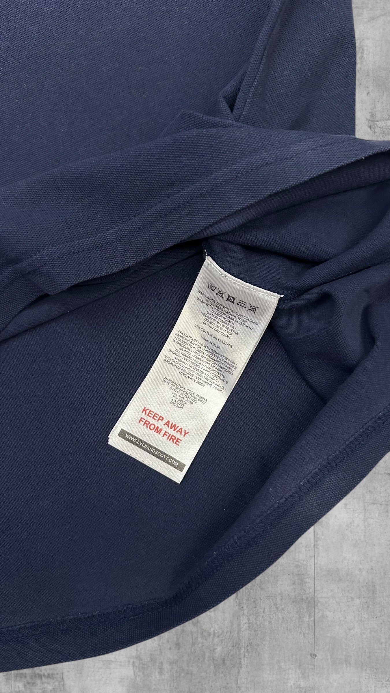 Lyle & Scott Polo Shirt Navy Blau L