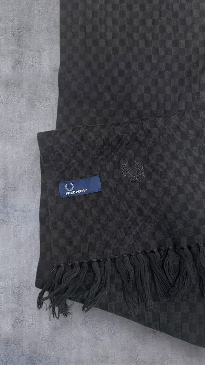 Fred Perry Schal Schwarz Grau