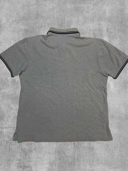 Fred Perry Polo Shirt Türkis Grau Schwarz M