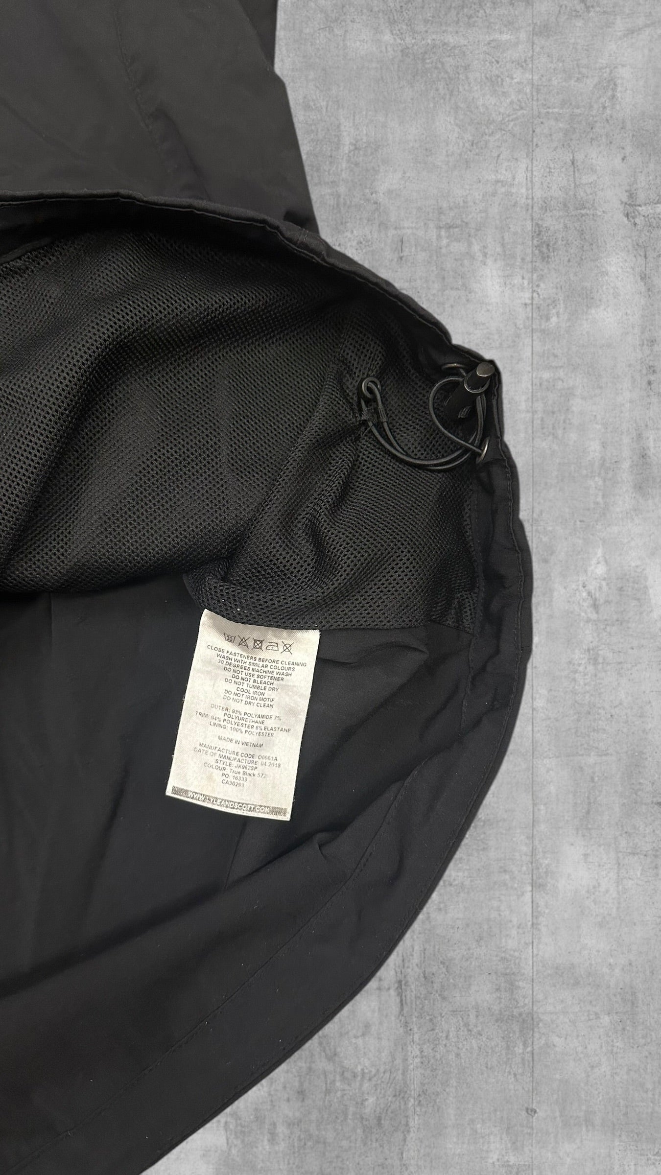 Lyle & Scott Regenjacke Windbreaker Schwarz L