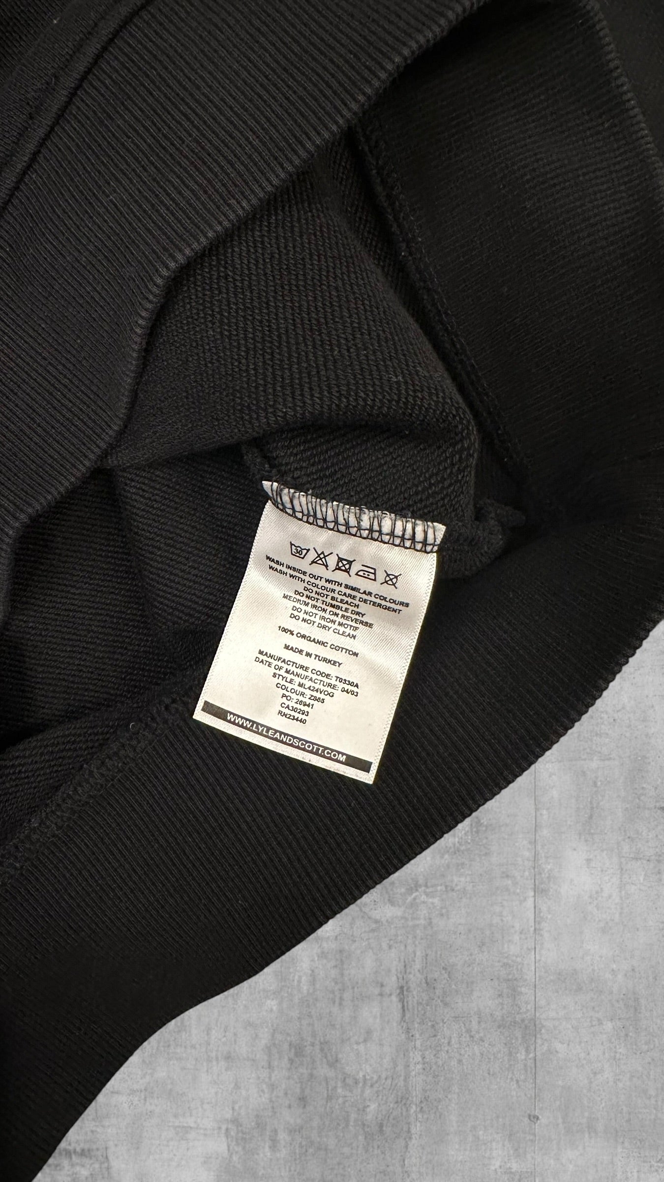 Lyle & Scott Sweatshirt Schwarz XS
