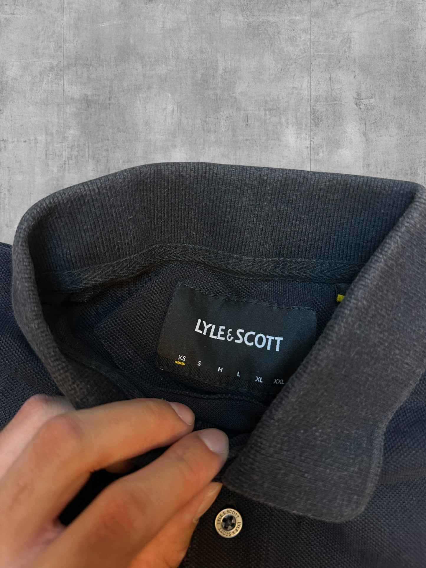 Lyle & Scott Polo Shirt Schwarz XS