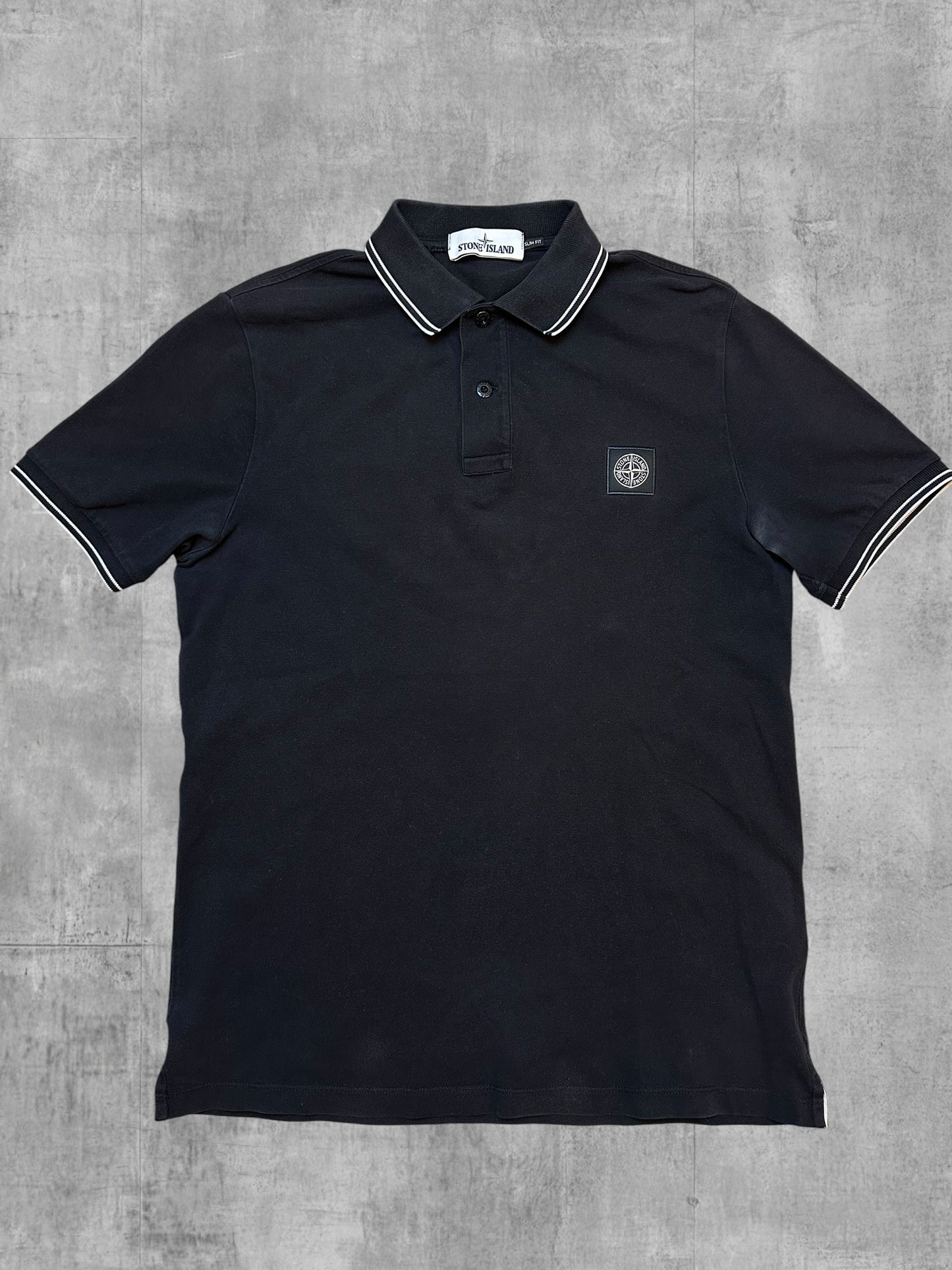 Stone Island Polo Shirt Schwarz M Slim Fit