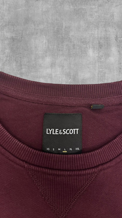 Lyle & Scott Sweatshirt Bordeaux Rot L
