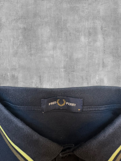 Fred Perry Polo Shirt Schwarz Bronze M