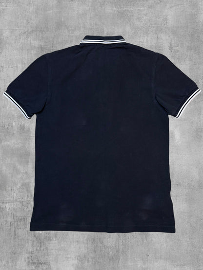 Fred Perry Polo Shirt Schwarz Weiß S