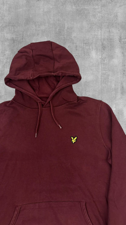 Lyle & Scott Pullover Hoodie Weinrot S