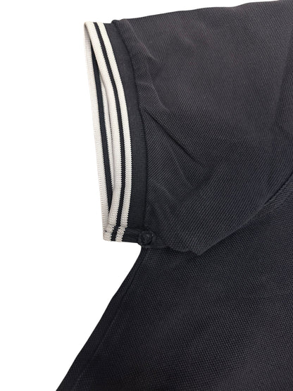 Fred Perry Polo Shirt Schwarz Weiß L