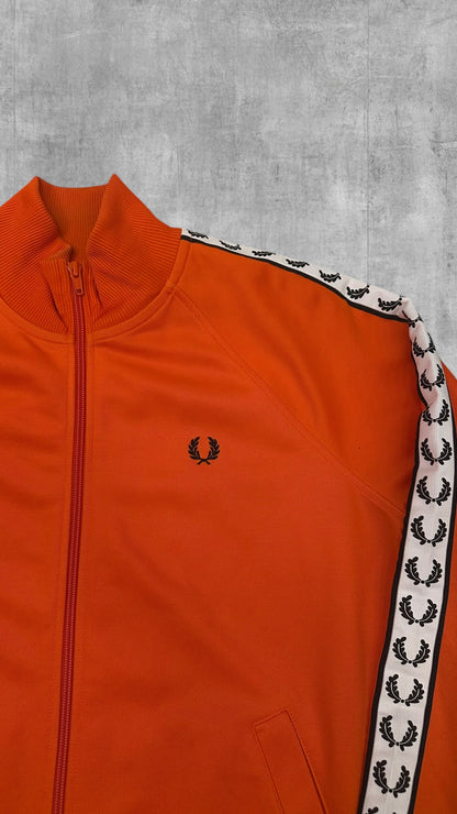 Fred Perry Trainingsjacke Taped Orange S - M