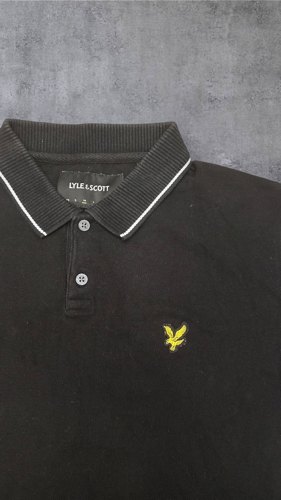 Lyle & Scott Polo Shirt Schwarz M
