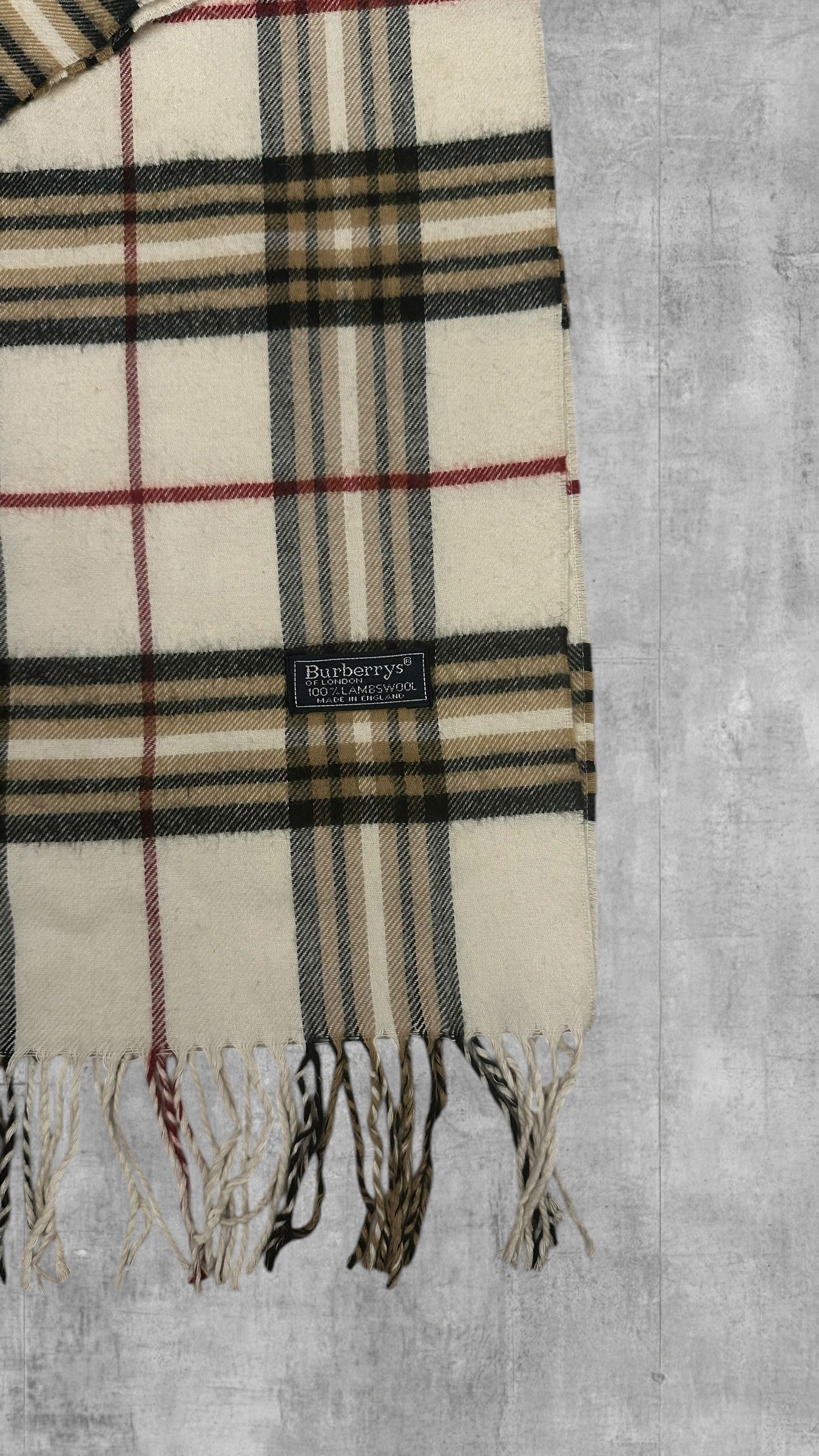 Burberry Schal Weiß