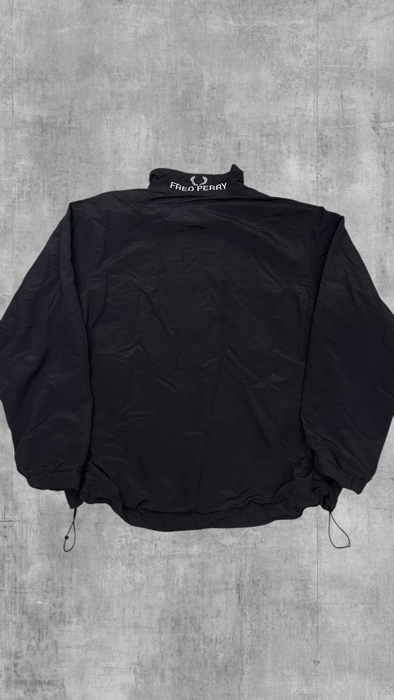Fred Perry Regenjacke Windbreaker Schwarzblau XL