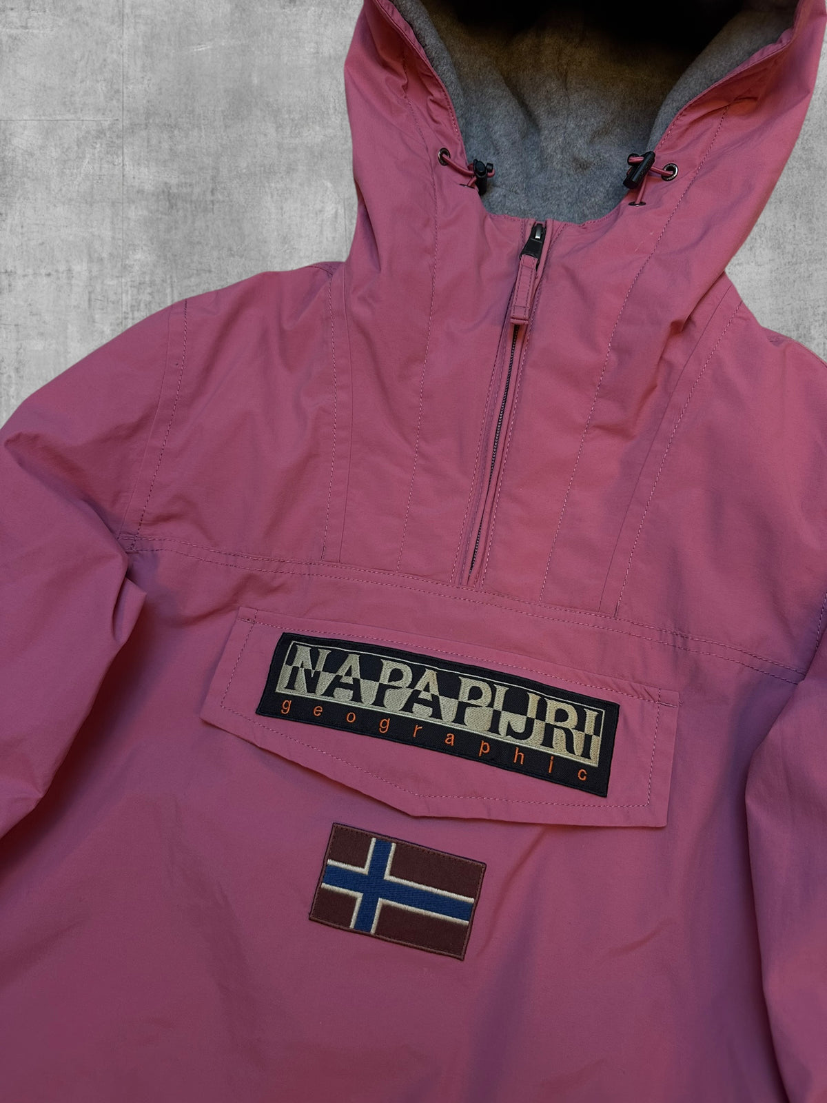 Napapijri Lined Rain Jacket Windbreaker Pink S