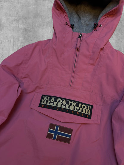 Napapijri Lined Rain Jacket Windbreaker Pink S