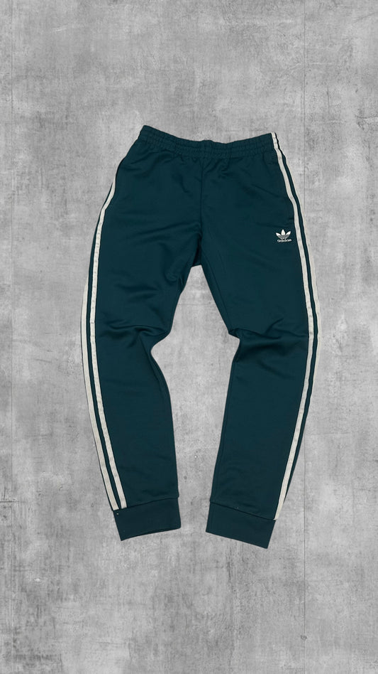 Adidas Trainingshose Jogginghose Türkis Weiß M