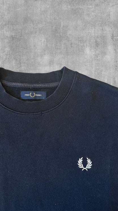 Fred Perry Sweatshirt Schwarz L
