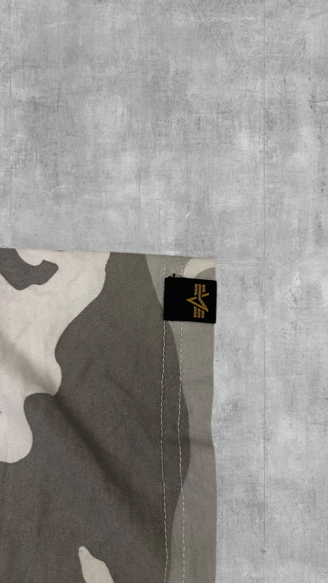 Alpha Industries T-Shirt Camouflage Grau XL