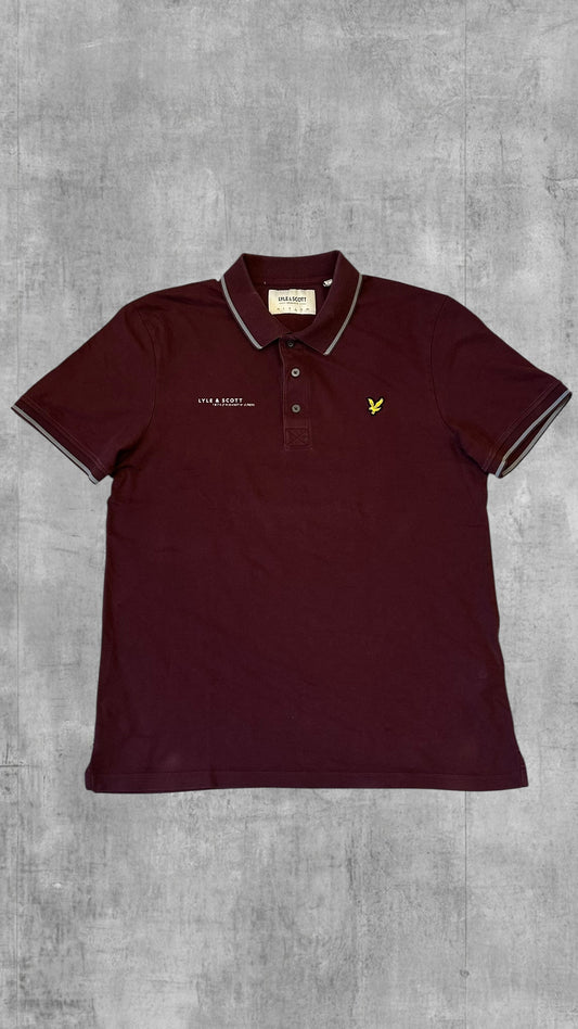 Lyle & Scott Polo Shirt Weinrot L