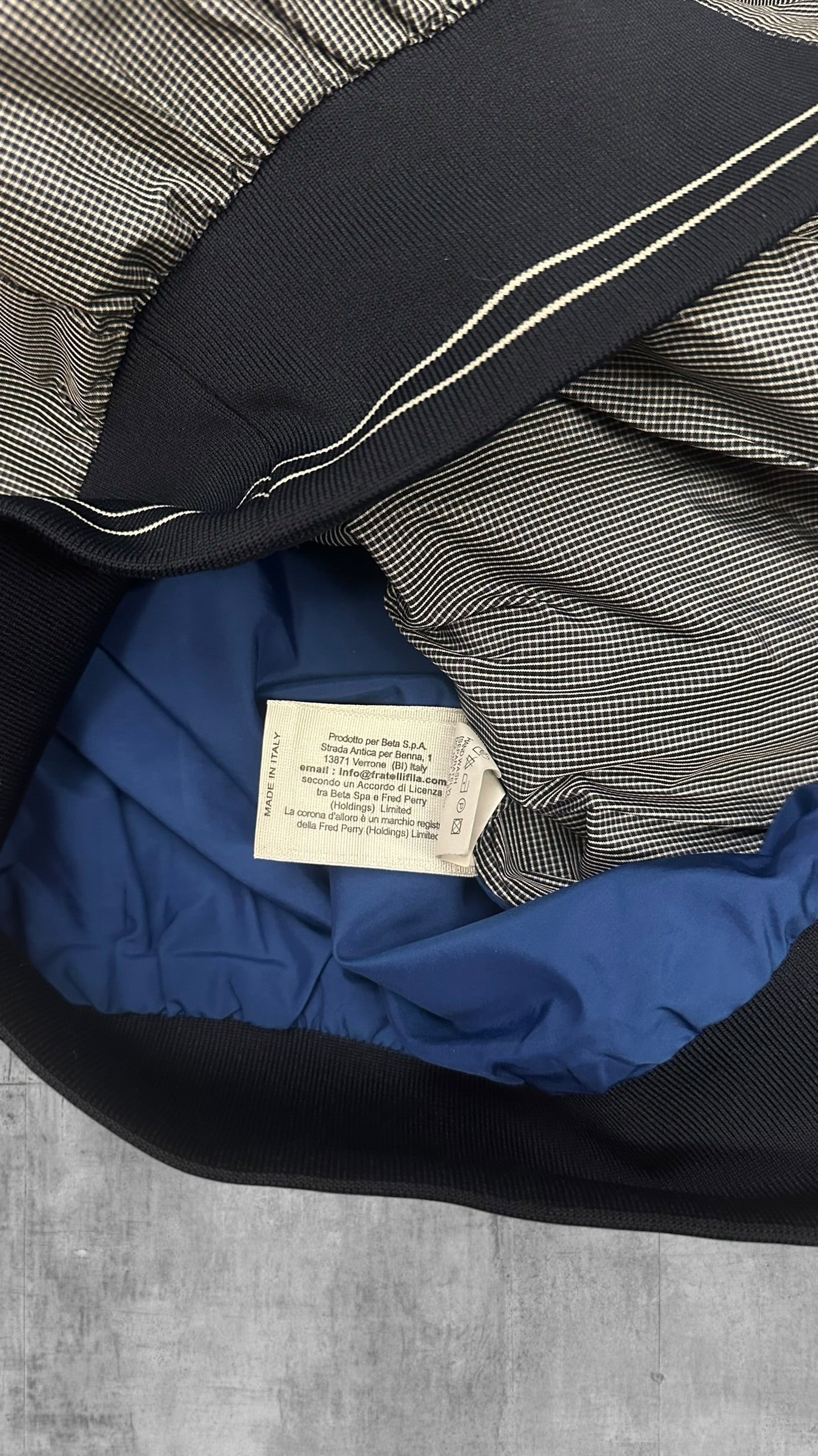 Fred Perry Bomberjacke Grau S