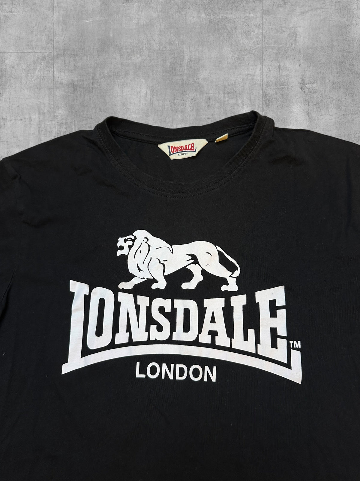 Lonsdale London T-Shirt Schwarz Weiß M