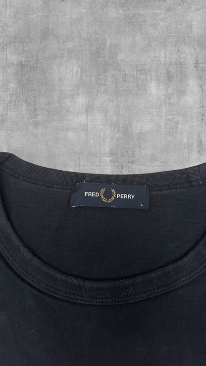 Fred Perry T-shirt Schwarz L