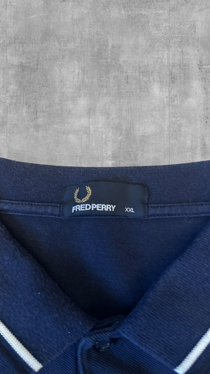 Fred Perry Polo Shirt Navy Blau XXL