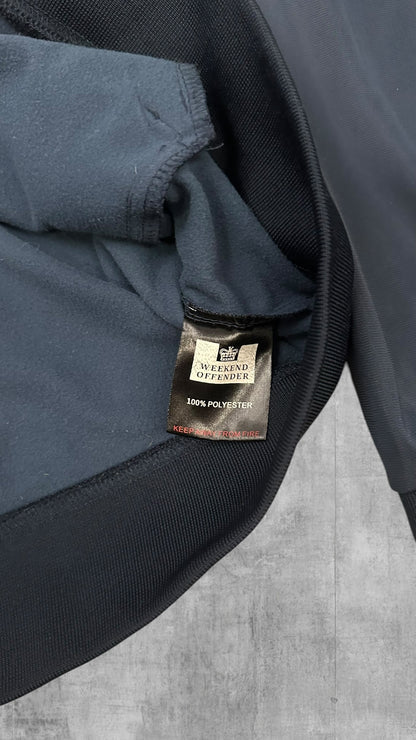 Weekend Offender Trainingsjacke Weiß Navy Blau XXL