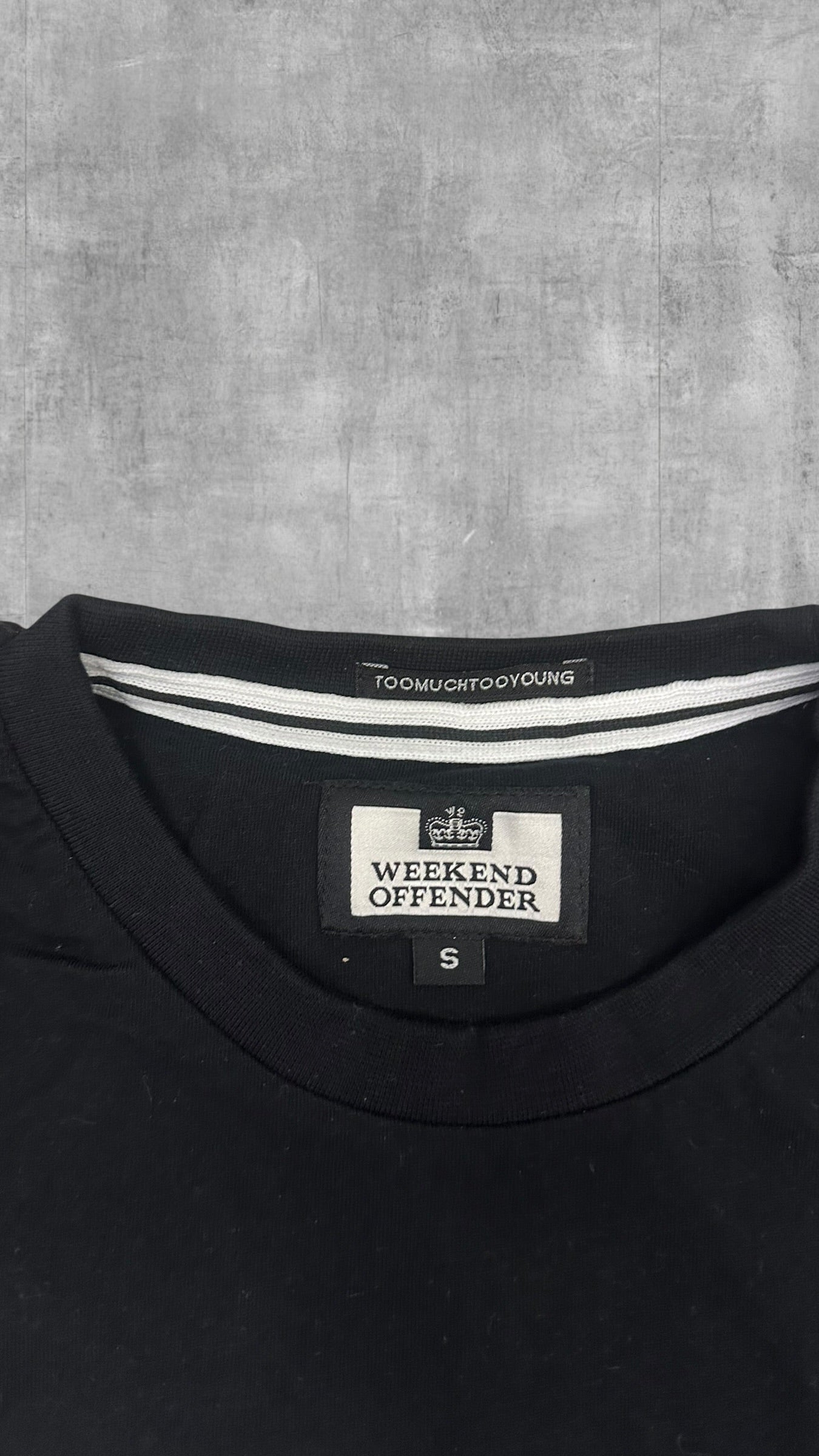 Weekend Offender T-shirt Schwarz Weiß S