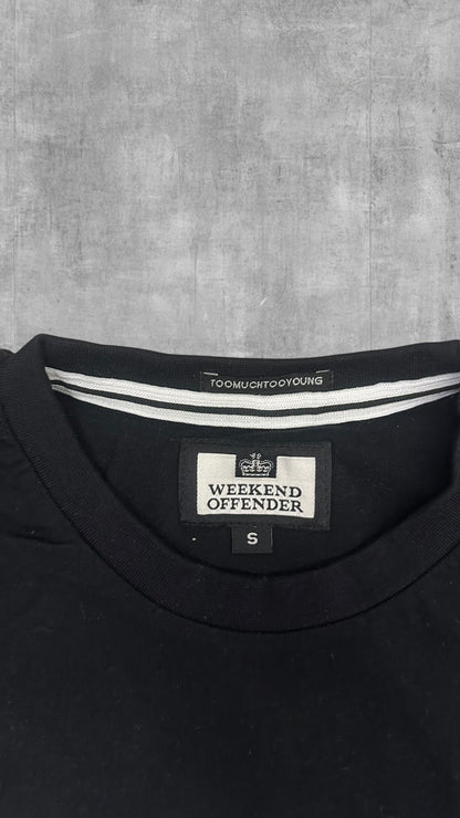 Weekend Offender T-shirt Schwarz Weiß S