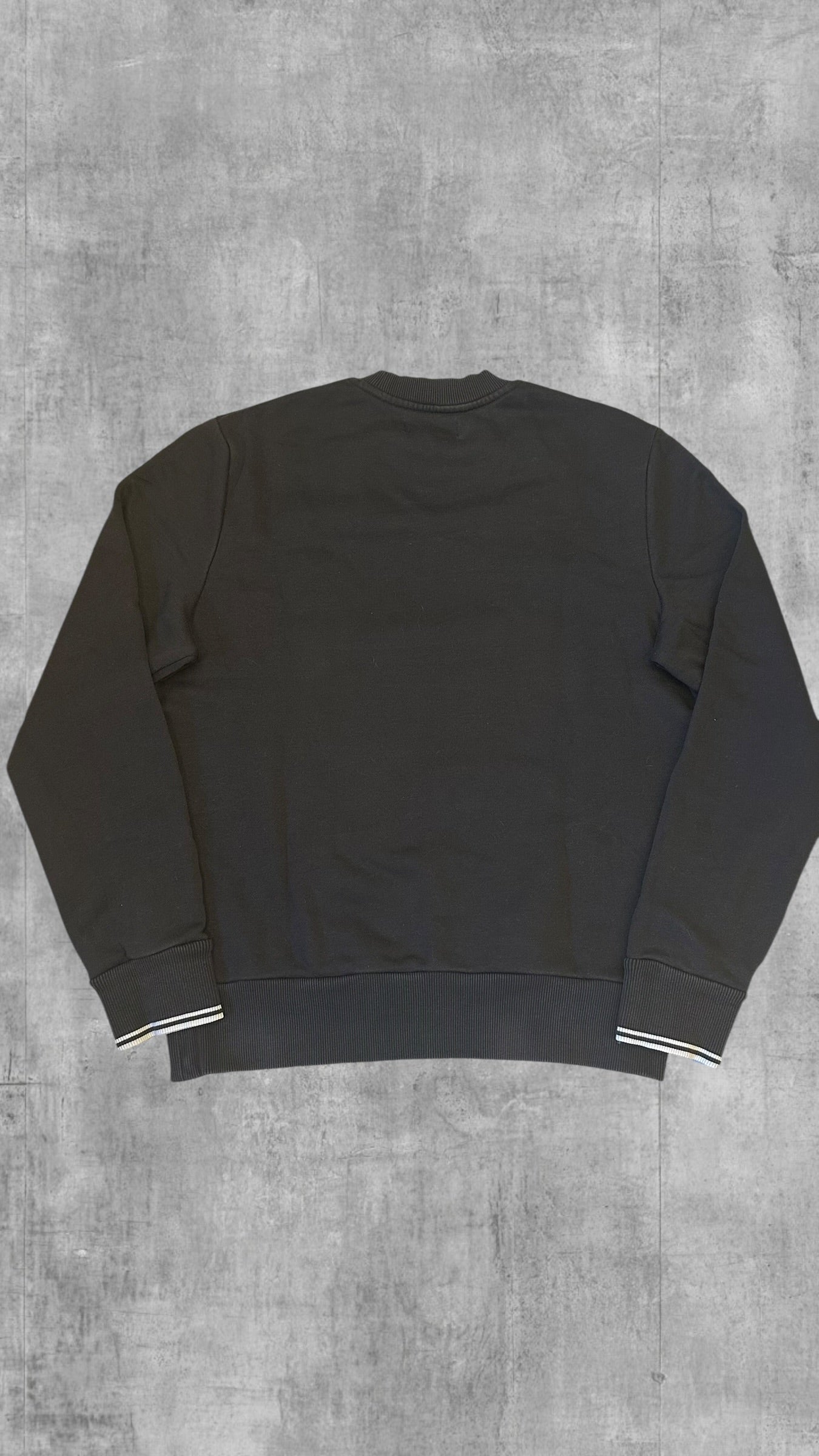 Fred Perry Sweatshirt Schwarz/Grau M