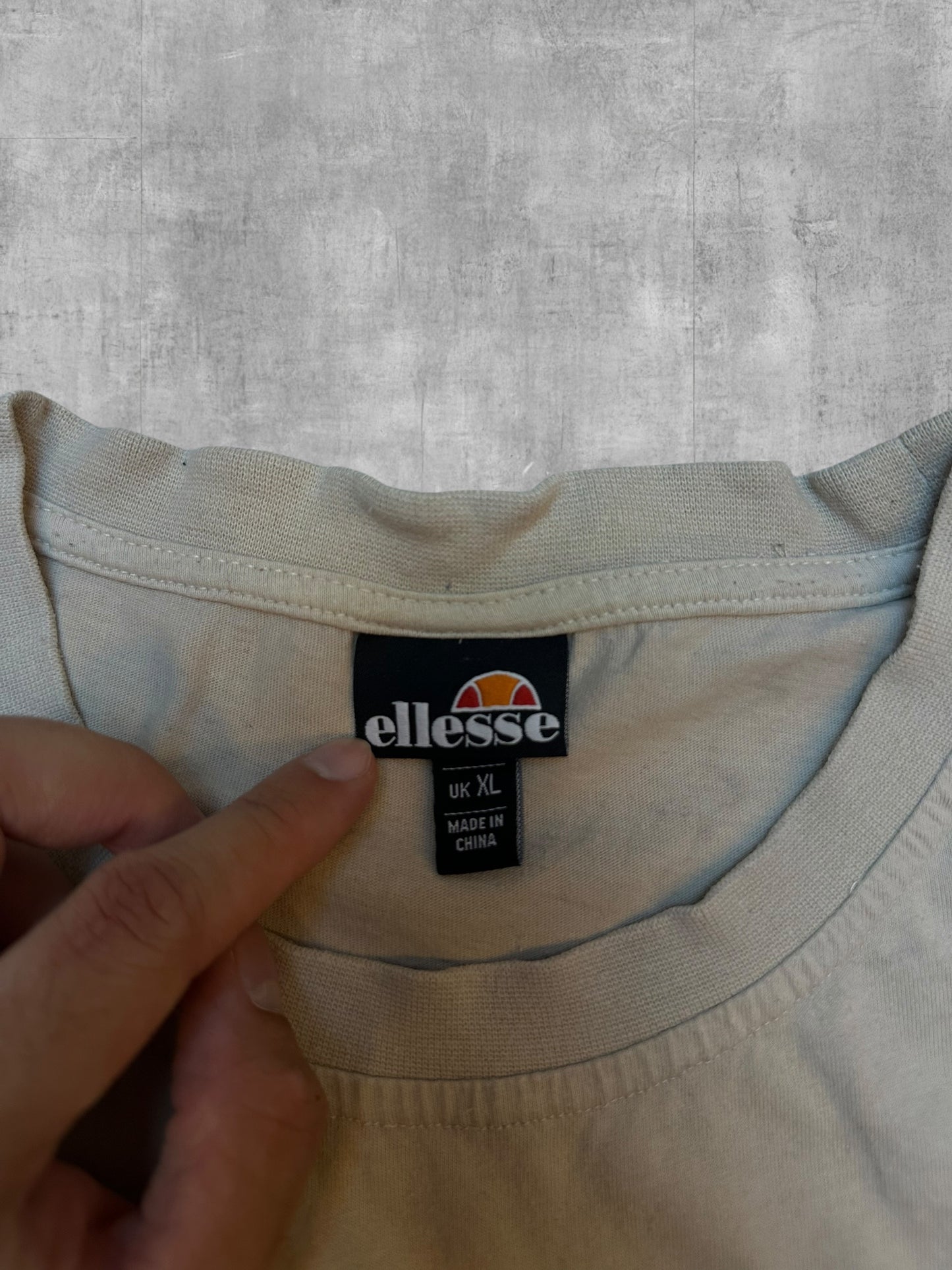 Ellesse T-shirt Beige XL