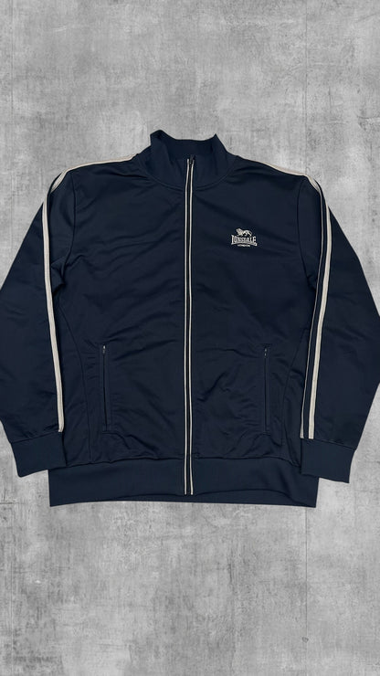 Lonsdale London Trainingsjacke Taped Navy Blau Weiß L