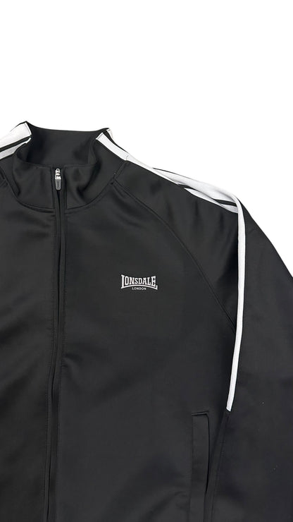 Lonsdale London Trainingsjacke Schwarz Weiß L