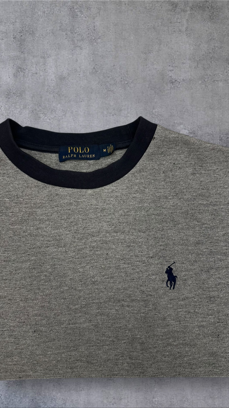 Polo Ralph Lauren Sweatshirt Grau Schwarz Weiß M