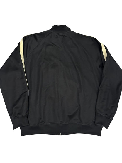 Fred Perry Vintage Trainingsjacke Taped Schwarz Beige L