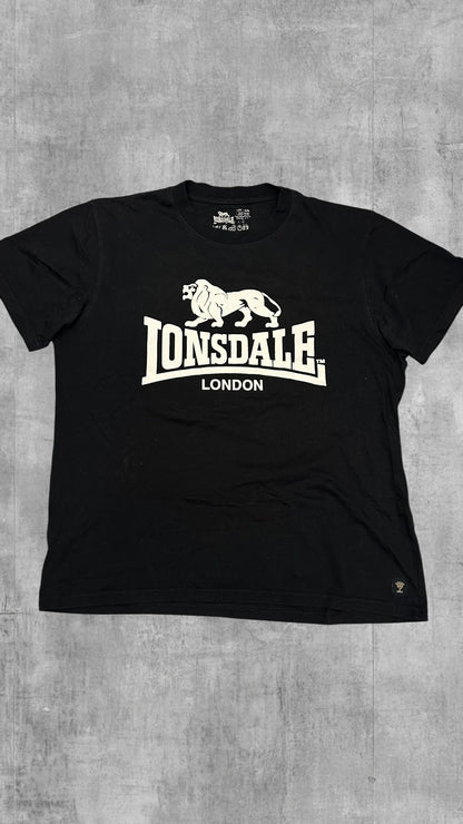 Lonsdale London T-Shirt Schwarz Weiß L