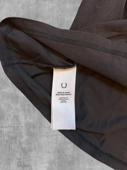 Fred Perry Backprint T-shirt Grau Schwarz XL