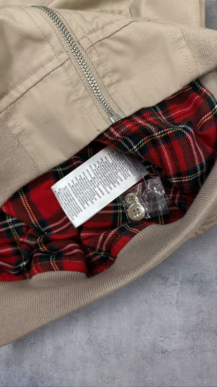 Londsdale London Bomberjacke Beige M