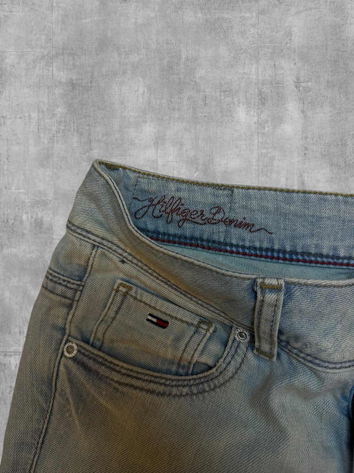 Tommy Hilfiger Jean coupe droite Bleu Clair W26 L30 S