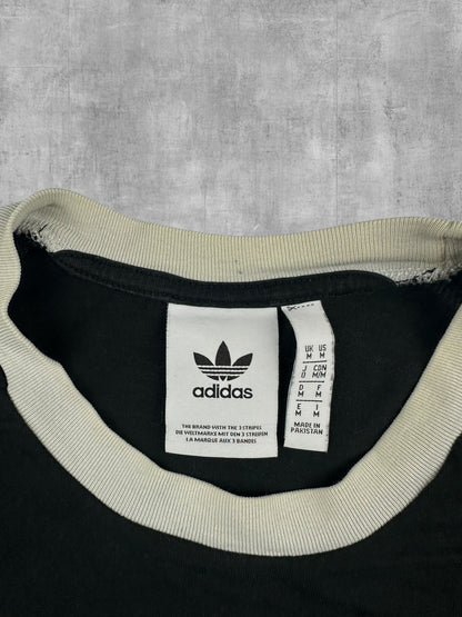 Adidas T-shirt Schwarz Weiß M
