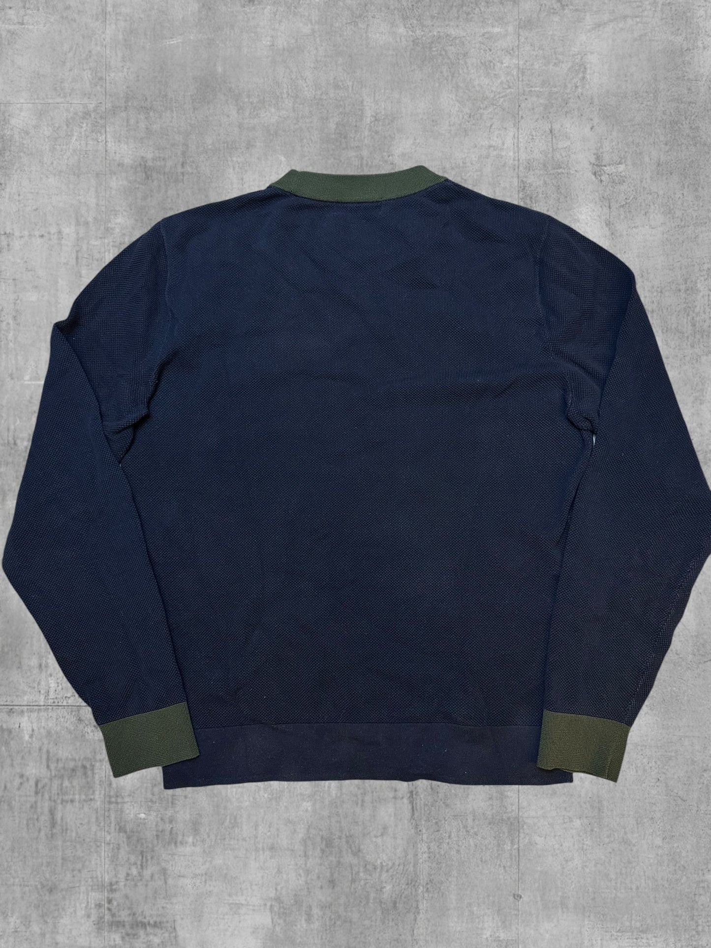 Fred Perry Sweatshirt Navy Blau Khaki L