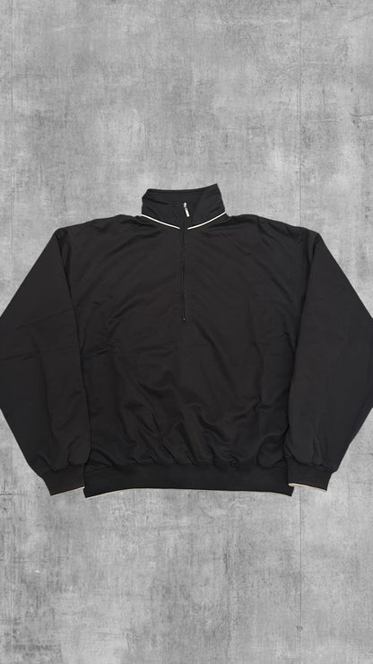 Lyle & Scott Vintage Half Zip Windbreaker Schwarz S-M