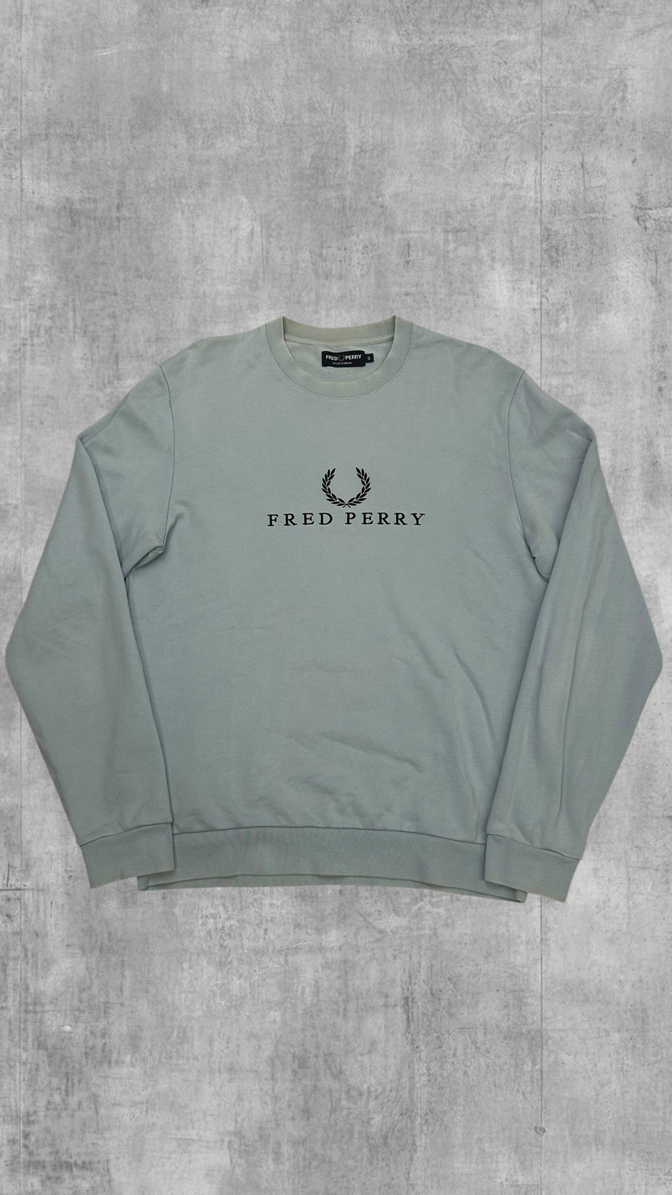 Fred Perry Sweatshirt Babyblau S