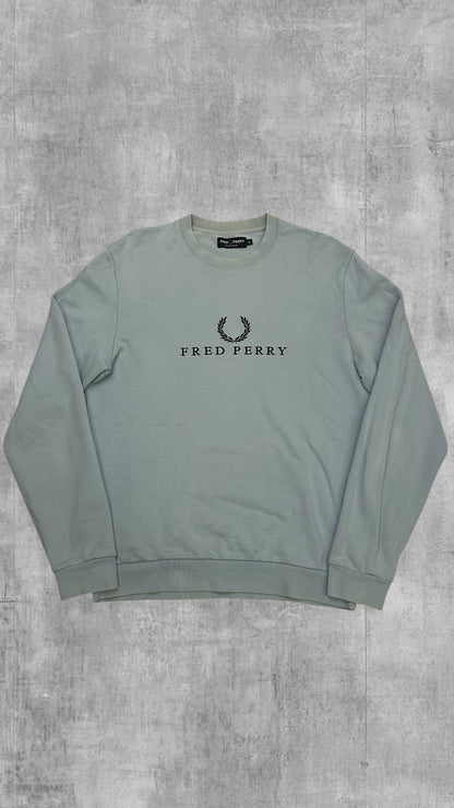Fred Perry Sweatshirt Babyblau S