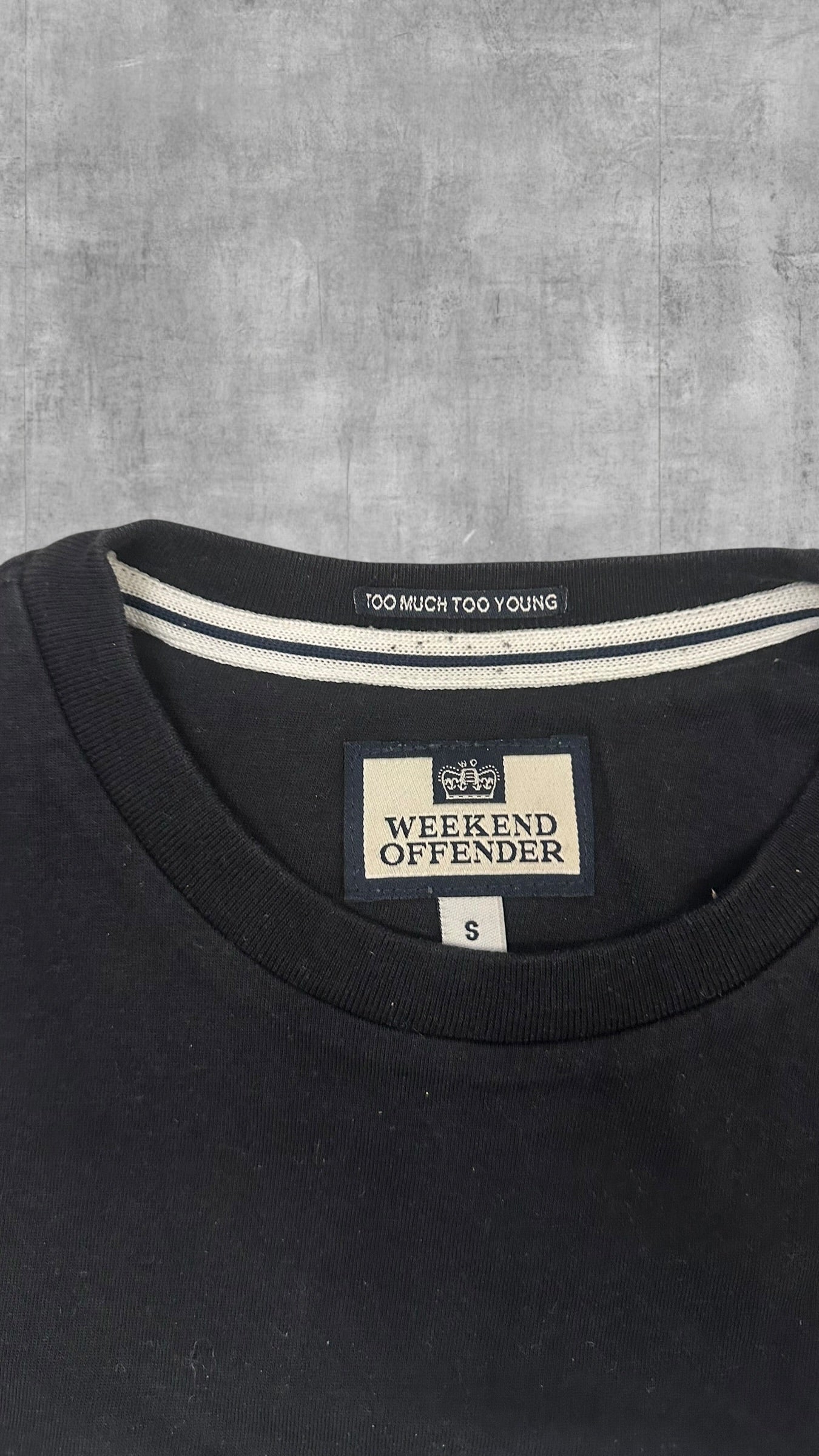 Weekend Offender T-shirt Schwarz Weiß S